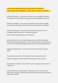 CERTIFIED NURSE EDUCATOR EXAM WITH APPROVED  QUESTIONS AND ANSWERS &vert; 2026 LATEST UPLOAD &vert;GRADED A&plus; 