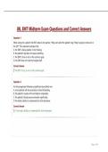 JBL EMT Midterm Exam Questions and Correct Answers&period;