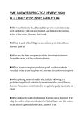 PME ANSWERS PRACTICE REVIEW 2026 ACCURATE RESPONSES GRADED A&plus;