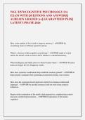 WGU D570 COGNITIVE PSYCHOLOGY OA  EXAM WITH QUESTIONS AND ANSWERS&vert;&vert;  ALREADY GRADED A&plus;&vert;&vert; GUARANTEED PASS&vert;&vert;  LATEST UPDATE 2026 