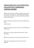PMHNP BOARDS REAL EXAM CERTIFICATION EVALUATION 2026 COMPREHENSIVE QUESTIONS ANSWERS