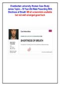 Chamberlain university iHuman Case Study&colon;  James Taylor &ndash; 39 Year-Old Male Presenting With  Shortness of Breath NB all screenshots available  but not well arranged&period;good luck