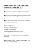 PMHNP BOARDS REAL EXAM EXAM SCRIPT 2026 FULL SOLUTION PRACTICE