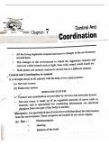Control and coordination 