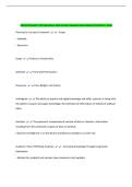 ISM 3541 Exam 1 FSU Questions with Correct Answers New Update