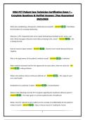 NHA PCT Patient Care Technician Certification Exam 1 &ndash; Complete Questions & Verified Answers &vert; Pass Guaranteed 2025&sol;2026