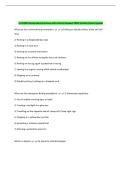 L3 CERAD theory Exam Questions with Correct Answers 100&percnt; Verified 