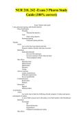 NUR 210 & NUR 242 Exam 3 Pharmacology Study Guide &ndash; 100&percnt; Verified Answers &ndash; Complete Review 2025