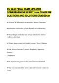 PN 2005 FINAL EXAM UPDATED COMPREHENSIVE SCRIPT 2026 COMPLETE QUESTIONS AND SOLUTIONS GRADED A&plus;