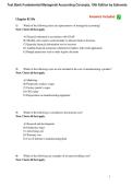 Fundamental Managerial Accounting Concepts &ndash; 10th Edition&comma; Edmonds&comma; Complete Test Bank