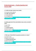 NJ Real Estate Exam 2026&colon; Practice Questions and Answers