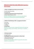 MNO1501 Exam Pack 2026&colon; Questions and Answers for Comprehensive Study