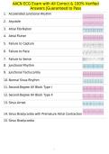 AACN ECG Exam with All Correct & 100&percnt; Verified Answers &vert;Guaranteed to Pass