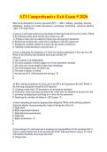 ATI Comprehensive Exit Exam 9 2026