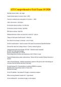 ATI Comprehensive Exit Exam 10 2026