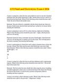 ATI Fluid and Electrolytes Exam 4 2026