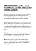 PN HESI FUNDAMENTALS EXAMS 2 ACTUAL TEST PAPER 2026 COMPLETE QUESTIONS AND ANSWERS GRADED A&plus;