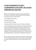 PN HESI FUNDAMENTALS EXAMS 2 COMPREHENSIVE EXAM SCRIPT 2026 SOLVED QUESTIONS FULL SOLUTION