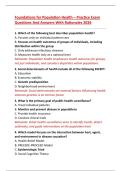 Foundations for Population Health Practice Exam 2026&colon; Questions&comma; Answers&comma; and Detailed Rationales