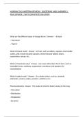 NURSING 242 MIDTERM REVIEW &vert; QUESTIONS AND ANSWERS &vert; 2026 UPDATE &vert; WITH COMPLETE SOLUTION