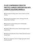 PN VATI COMPREHENSIVE PREDICTOR PRACTICE A BUNDLED QUESTIONS 2026 WITH COMPLETE SOLUTIONS GRADED A&plus;