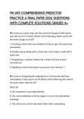 PN VATI COMPREHENSIVE PREDICTOR PRACTICE A FINAL PAPER 2026 QUESTIONS WITH COMPLETE SOLUTIONS GRADED A&plus;