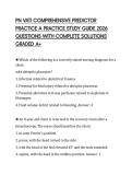 PN VATI COMPREHENSIVE PREDICTOR PRACTICE A PRACTICE STUDY GUIDE 2026 QUESTIONS WITH COMPLETE SOLUTIONS GRADED A&plus;