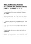 PN VATI COMPREHENSIVE PREDICTOR PRACTICE B BUNDLED QUESTIONS 2026 WITH COMPLETE SOLUTIONS GRADED A&plus;