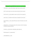 Massage Therapy MCQ Exam Questions and Answers
