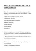 PN3 EXAM 3 KEY CONCEPTS AND CLINICAL APPLICATIONS 2026