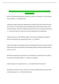 MBC Certification Exam Practice Questions with Correct Answers&vert; Latest Update
