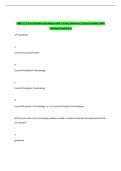 MBC-215 Final Review Questions with Correct Answers&vert; Latest Update