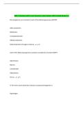 MBC 1 Questions with Correct Answers&vert; Latest Update