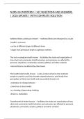 NURS 344 MIDTERM &vert; 167 QUESTIONS AND ANSWERS &vert; 2026 UPDATE &vert; WITH COMPLETE SOLUTION