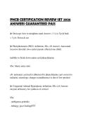 PNCB CERTIFICATION REVIEW SET 2026 ANSWERS GUARANTEED PASS