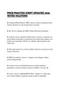 PNCB PRACTICE SCRIPT UPDATED 2026 TESTED SOLUTIONS