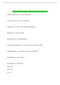 MDCB to know&vert; Exam Questions with Complete Solutions