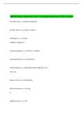 MDCB Exam Questions with Complete Solutions