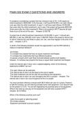 FNAN 522 EXAM 2 QUESTIONS AND ANSWERS