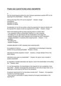 FNAN 522 QUESTIONS AND ANSWERS