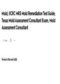 Mold and IICRC MRS Mold Remediation Exam Prep &ndash; Texas Mold Assessment Consultant Practice Questions and Study Guide