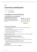 Samenvatting mid-term boek consument en marketing