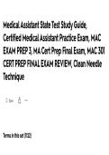 Medical Assistant State Test & Certification Exam Prep &ndash; Practice Questions&comma; Study Guides&comma; and Final Exam Reviews