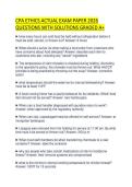CPA ETHICS ACTUAL EXAM PAPER 2026 QUESTIONS WITH SOLUTIONS GRADED A&plus;CPA ETHICS ACTUAL EXAM PAPER 2026 QUESTIONS WITH SOLUTIONS GRADED A&plus;