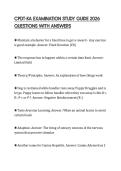 CPDT-KA EXAMINATION STUDY GUIDE 2026 QUESTIONS WITH ANSWERS