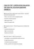 CSLB C10 TEST 1 CERTIFICATION EVALUATION TEST 2026 FULL SOLUTION QUESTIONS GRADED A&plus;