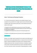 CANS Exam ACTUAL EXAM 2026&sol;2027 &vert; Version 1 &vert;  Verified Q&A &vert; Aesthetic Nurse Prep &vert; Pass Guaranteed - A&plus; Graded