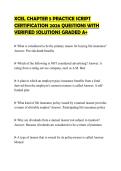 XCEL CHAPTER 5 PRACTICE SCRIPT CERTIFICATION 2026 QUESTIONS WITH VERIFIED SOLUTIONS
