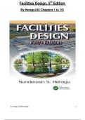 Facilities Design 5th Edition &lpar;2026&rpar; &ndash; Heragu &ndash; Solution Manual PDF