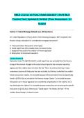 NMLS License ACTUAL EXAM 2026&sol;2027 &vert; SAFE MLO Practice Test &vert; Updated & Verified &vert; Pass Guaranteed - A&plus; Graded